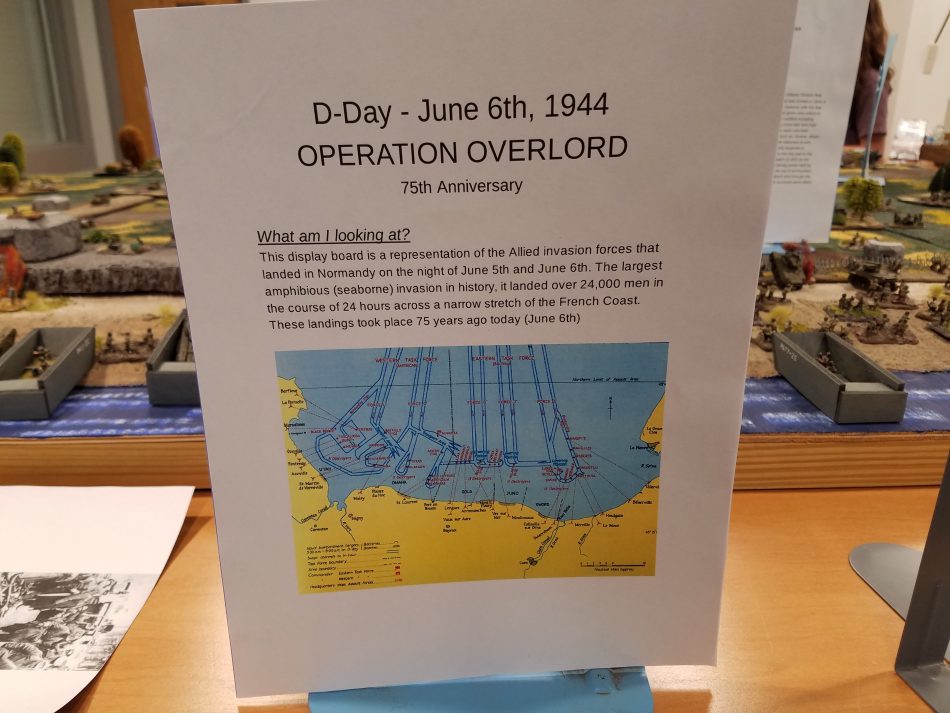 D Day Layout Project Class Project - D-Day Display - No Dice No Glory