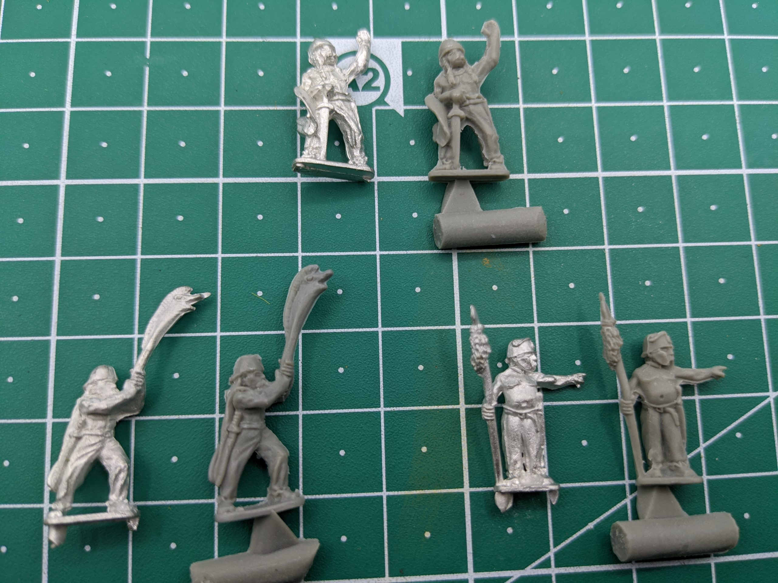54mm Painted Plastic Soldiers DSG Ancient Carthaginian Allied Celtic Archers 