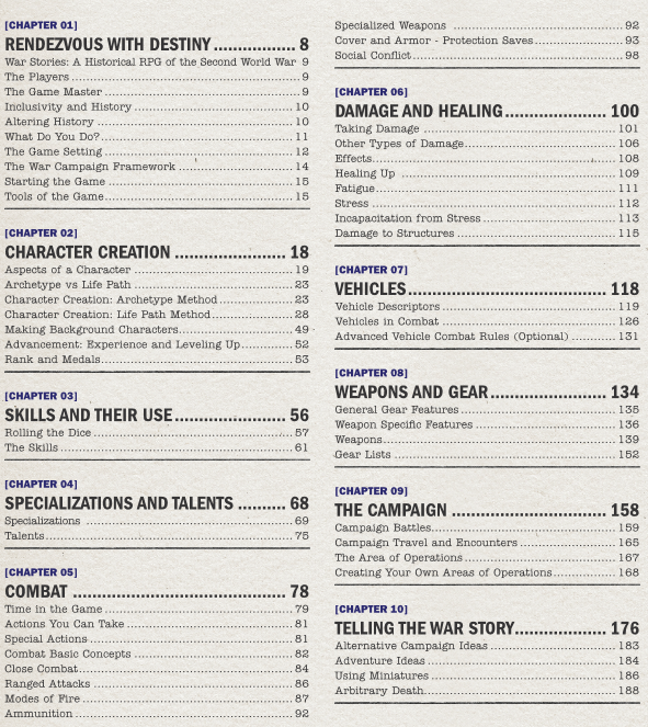 War Stories RPG: Campaign Book - Rendezvous With Destiny