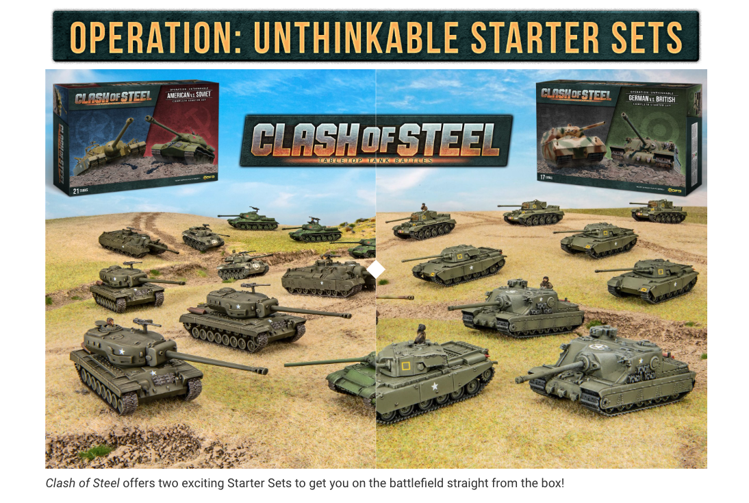 Clash of Steel: BIG TANKS slamming into other EVEN BIGGER TANKS – No Dice  No Glory