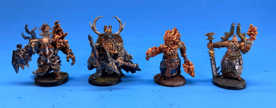 The four characters available to the Dweghom faction