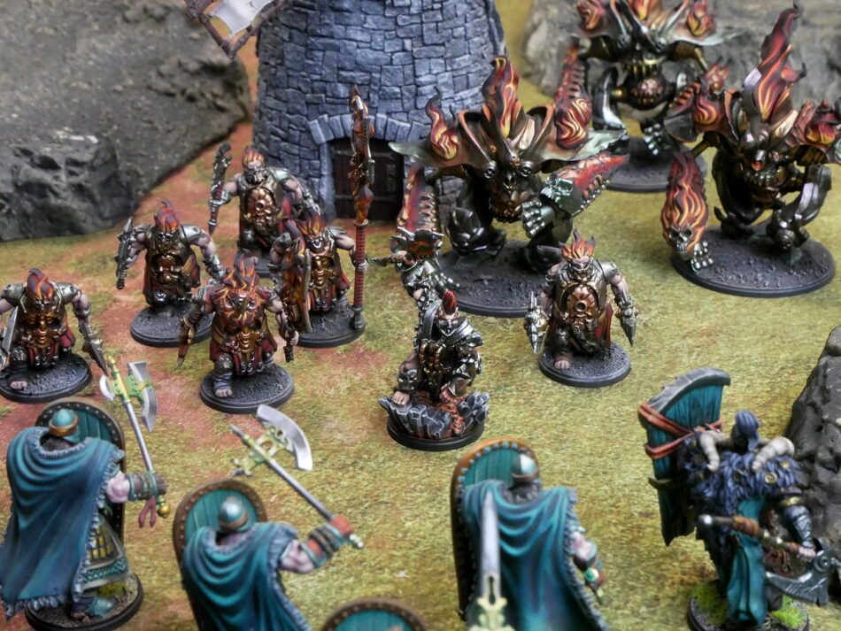 image of models in a First Blood game