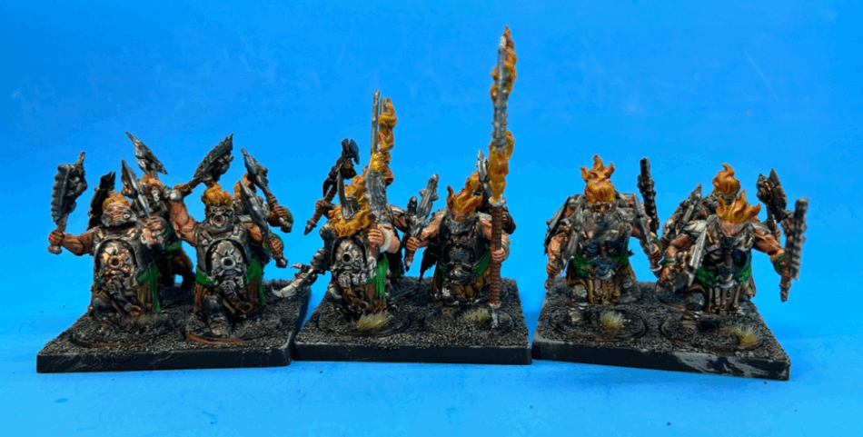 A unit of flame berseerkers